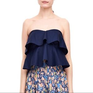 Rebecca Taylor Off the Shoulder Ruffle Top